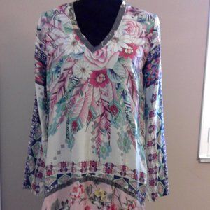 JOHNNY WAS SILK TUNIC